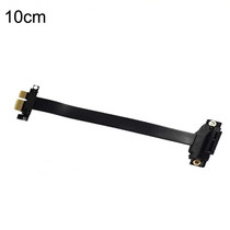 PCI-E 3.0 1X 180-degree Graphics Card Wireless Network Card Adapter Block Extension Cable, Length: 10cm