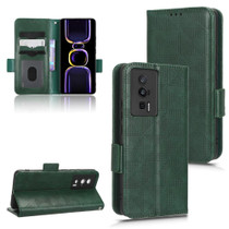 For Xiaomi Redmi K60 5G / K60 Pro Symmetrical Triangle Leather Phone Case(Green)