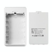 Q6 Removable 6 Sections 18650 Battery Box Charger Case, Style: Ordinary(White)