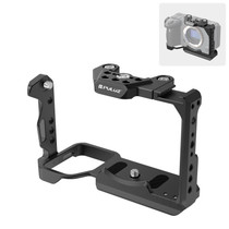 For Sony ILME-FX30 / FX3 PULUZ Metal Camera Cage Stabilizer Rig with NOTA Slider(Black)