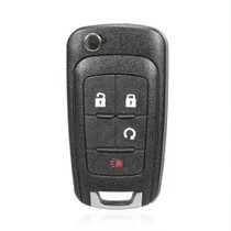 For Opel Car Keys Replacement Car Key Case with Foldable Key Blade(3 Buttons/Start Button)