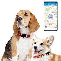 RF-V43 B Style IP67 Waterproof GPS + LBS + WiFi Pet Locator Pet Collar Tracking Device For North America/South America/Australia(White)