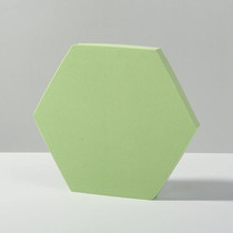 18 x 2cm Hexagon Geometric Cube Solid Color Photography Photo Background Table Shooting Foam Props (Green)