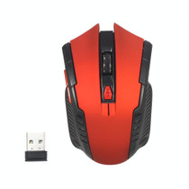 HXSJ A882 6-keys 2.4G 1600DPI Three-speed Adjustable Wireless Office Mouse(Red)