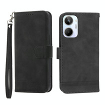 For Realme 10 4G Dierfeng Dream Line Leather Phone Case(Black)