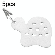 5pcs Stainless Steel Tablecloth Clip Windproof Tablecloth Weights Hanger(Turtle TCC0010G)