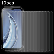 For Doogee S100 10pcs 0.26mm 9H 2.5D Tempered Glass Film
