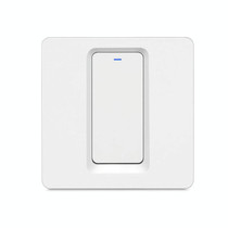 Tuya ZigBee Smart Single-fire Zero-fire Sharing Switch Phone Control Voice Panel EU Plug, Spec: 1 Button