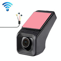 M8 Hidden Driving Recorder WiFi Phone Connecting Car Parking Monitoring 1080P HD Recorder(With Button+Parking Monitoring Line)