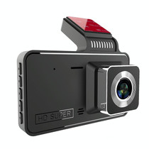 XH-V2 4 Inches Driving Recorder HD Night Vision Free Installation Dash Camera, Style: Touch Model(Single Record)