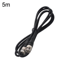 BNC Male To Male Straight Head Cable Coaxial Cable Video Jumper, Length: 5m