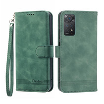 For Xiaomi Redmi Note 11 Pro Foreign Dierfeng Dream Line TPU + PU Leather Phone Case(Green)