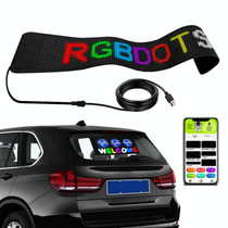 S3296RGB 672x218mm Car LED Flexible Display Cell Phone APP Control Bluetooth Connection