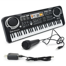 MQ6106 61-Keys Multifunctional Electronic Organ Children Toy with Microphone, Spec: US Plug
