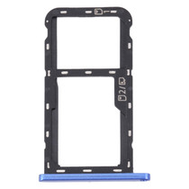 For ZTE Blade A52 SIM Card Tray + SIM Card Tray / Micro SD Card Tray (Blue)