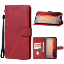 For vivo X90 Pro Leather Phone Case(Red)