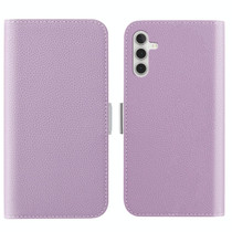 For Samsung Galaxy A14 5G Candy Color Litchi Texture Leather Phone Case(Light Purple)