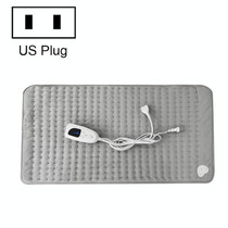 Home Physiotherapy Heating Pad Electric Heating Blanket, Size: 60x30cm, Plug Type: US Plug(Silver Gray)