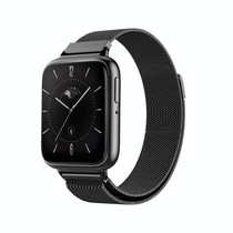 For OPPO Watch 3 Milanese Stainless Steel Metal Watch Band(Black)