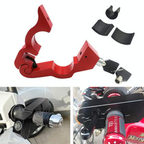 Motorcycle Aluminum Alloy Throttle Handle Lock (Red)