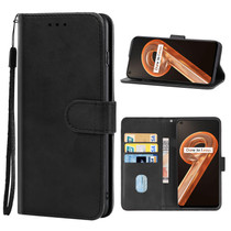 For Realme 9i 5G Leather Phone Case(Black)