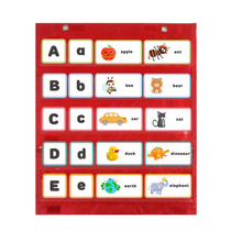 Whiteboard Magnet Hanging Bag Teaching Supplies(Red)