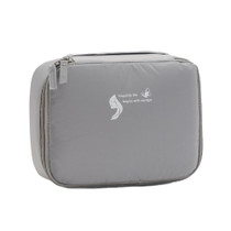 RH914 Travel Portable Waterproof Large-capacity Cosmetic Storage Bag(Grey)