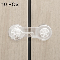 Pair Lock 10 PCS/Pack Children Drawer Anti-opening Cabinet Door Refrigerator Safety Lock