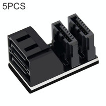 5 PCS Motherboard SATA 7Pin Dual Interface, Model:PH572 90 Degree