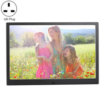 HSD1707 17 inch LED 1440X900 High Resolution Display Digital Photo Frame with Holder and Remote Control, Support SD / MMC / MS Card / USB Port, UK Plug(Black)