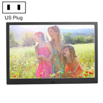 HSD1303 13.3 inch LED 1280x800 High Resolution Display Digital Photo Frame with Holder and Remote Control, Support SD / MMC / MS Card / USB Port, US Plug(Black)