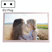 HSD1707 17 inch LED 1440X900 High Resolution Display Digital Photo Frame with Holder and Remote Control, Support SD / MMC / MS Card / USB Port, EU Plug(Gold)