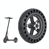 For Xiaomi M365 Electric Scooter 8.5-inch Rear Wheel  Solid Shock-absorbing Honeycomb Tire with Hub(Black)