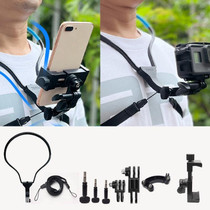 TUYU Camera Neck Holder Mobile Phone Chest Strap Mount  For Video Shooting//POV, Spec: Vertical +Phone Clip (Black)