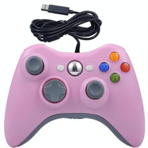 For XBOX 360 Console And PC USB Dual Vibration Wired Gamepad(Pink)