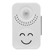 Small Horn Voice Announcement Sensor Entrance Voice Broadcaster Can Used As Doorbell, Specification: Rechargeable Square