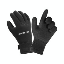 DIVESTAR Diving Gloves Cut & Stab Resistant Sports Gloves, Model: 3mm, Size: S