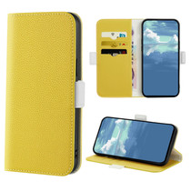 For Samsung Galaxy Note20 Candy Color Litchi Texture Leather Phone Case(Yellow)