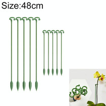 10pcs Plant Potted Flower Shape Support Rod Fixed Anti-lodging Leaf Guard Frame, Size:48cm