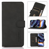 For OPPO Reno8 Pro+ KHAZNEH Matte Texture Leather Phone Case(Black)