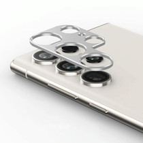 For Samsung Galaxy S23 Ultra 5G  ENKAY Hat-Prince Aluminium Alloy Camera Lens Protector Full Cover(Silver)