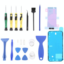 JIAFA JF-8182 21 in 1 Battery Adhesive + LCD Frame Waterproof Adhesive + Repair Tool Set For iPhone 13