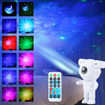 5W Astronaut Starry Sky Projection Lamp USB Night Light (White)