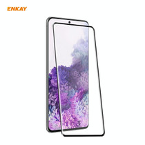 For Samsung Galaxy S20 Ultra ENKAY Hat-Prince 0.26mm 9H 3D Full Glue Explosion-proof Full Screen Curved Heat Bending Tempered Glass Film