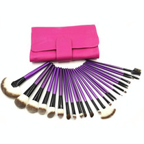 24 PCS / Set Beauty Makeup Brushes Tools Kit(Purple)