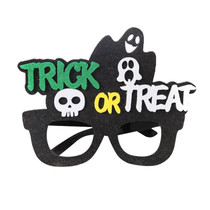 Halloween Decoration Funny Glasses Party Skeleton Spider Horror Props English Letters