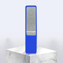 Non-slip Texture Washable Silicone Remote Control Cover for Samsung Smart TV Remote Controller (Dark Blue)