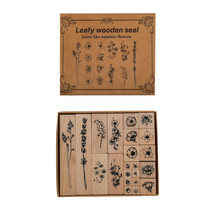 Handbook Seal Holly Wood Rubber Stamp Set(Life Is Like A Summer Flower)