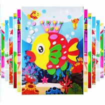 20 PCS Child EVA DIY Handmade Sticker Pictures, Random Style Deilvery