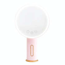 Smart LED Desktop Makeup Mirror with Fill Light, White Light (Pink)